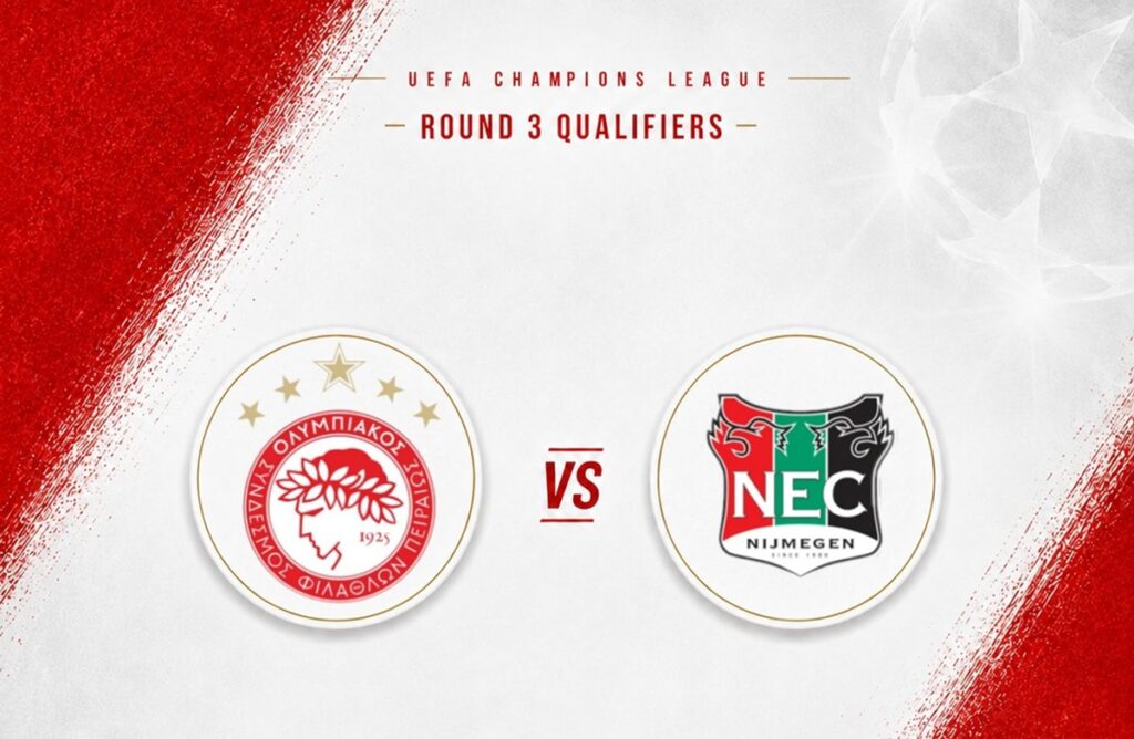 UEFA Şampiyonlar Ligi 3. Eleme Turu Olympiakos NEC Nijmegen İddaa Tahmini