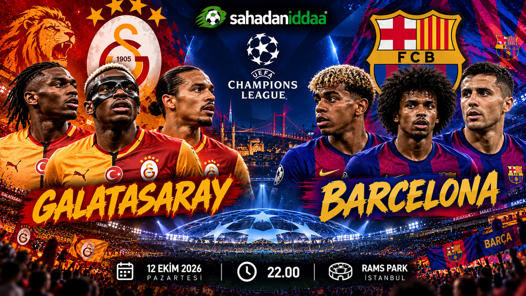 Galatasaray Şampiyonlar Ligi'nin ikinci Haftasında Avrupa Futbolunun En Formda Takımı Barcelona'yı Sahasında Konuk Ediyor - İddaa Tahmini