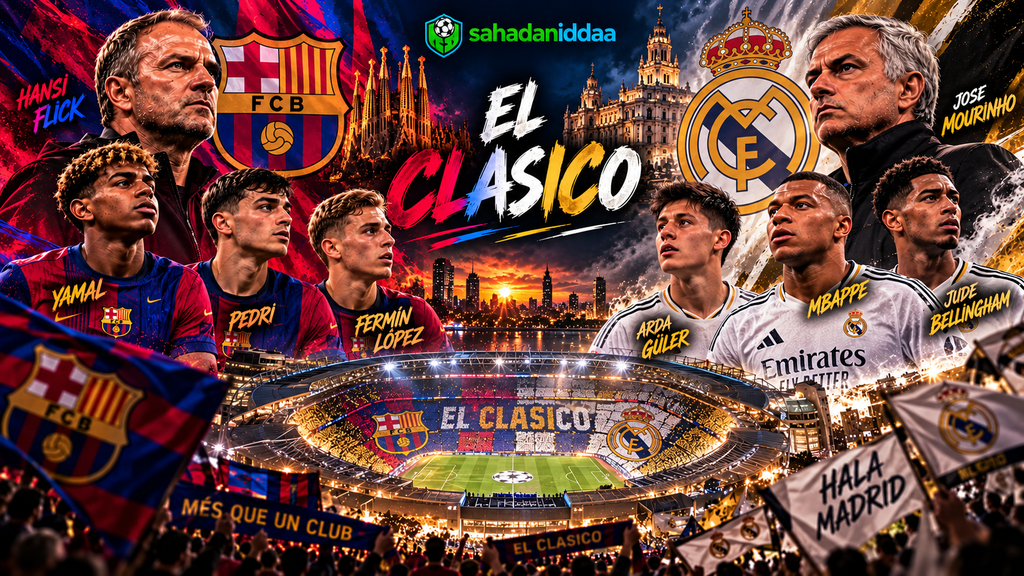 İspanya La Liga'da El Clasico Gecesi! Pazar Akşamı Barcelona Evinde Real Madrid'i Konuk Ediyor - İddaa Tahmini