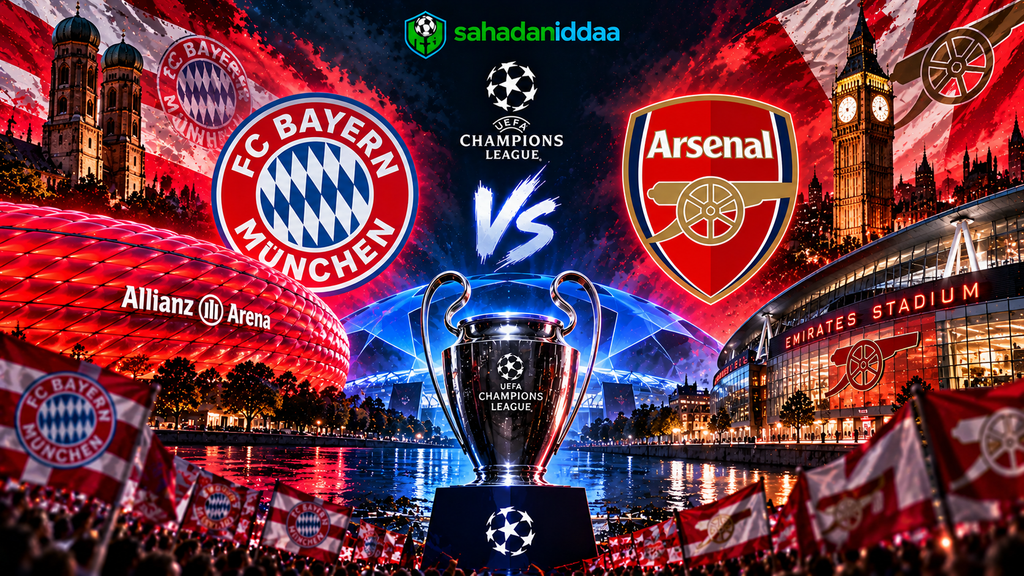 Allianz Arena Ev Sahipliğinde Şampiyonlar Ligi Gecesi! Alman Devi Bayern Münih Evinde Arsenal'ı Konuk Ediyor - İddaa Tahmini