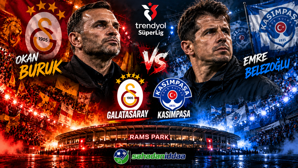 Türkiye Süper Lig'de Heyecan Yeniden Başlıyor! Haftanın Açılış Maçında Galatasaray'ın Konuğu Kasımpaşa - İddaa Tahmini