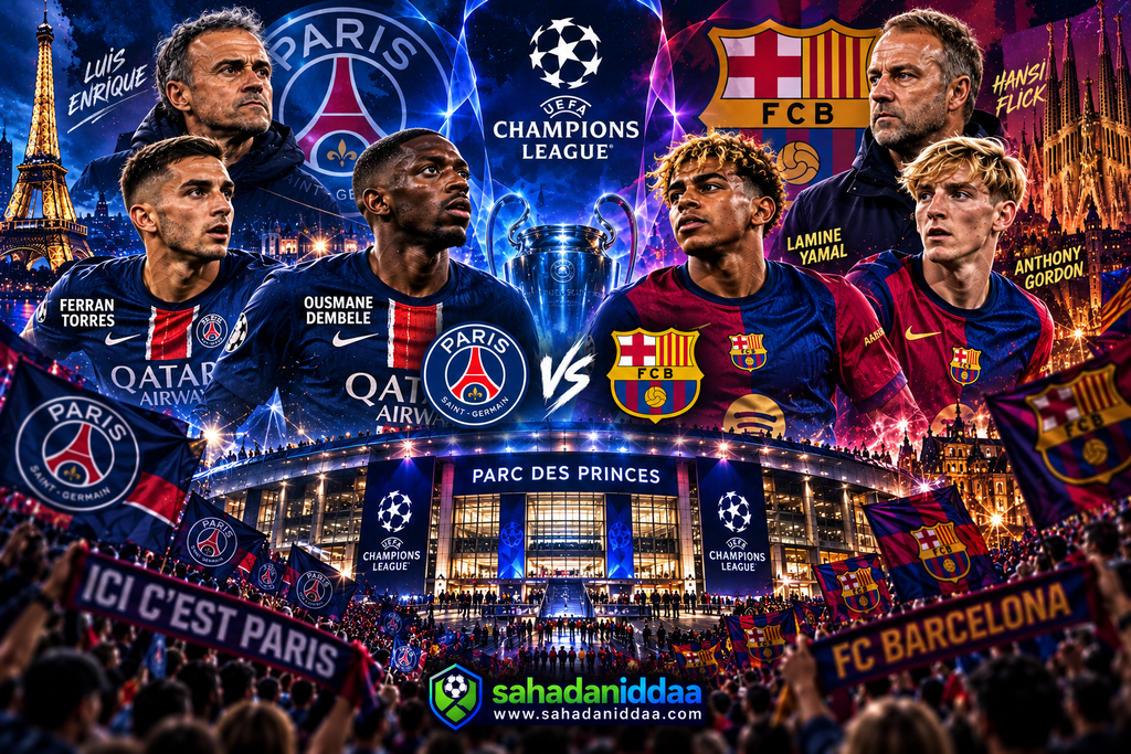 UEFA Şampiyonlar Ligi'nde Harika Gece! Salı Akşamı İki Sezonun Şampiyonu PSG'nin Konuğu Avrupa'nın En Formda Takımı Barcelona - İddaa Tahmini